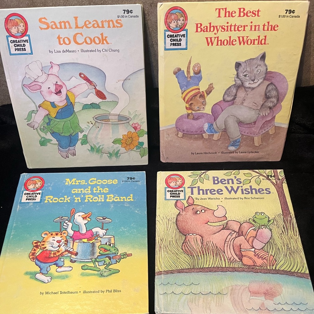 1988 Vintage Lot of 4 Creative Child Press Children’s Books (Price is for all)